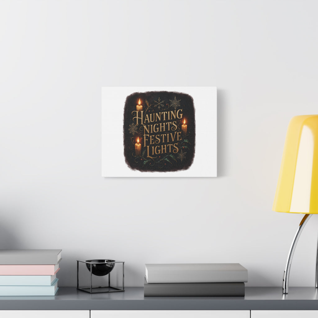 Haunting Nights Festive Lights Canvas