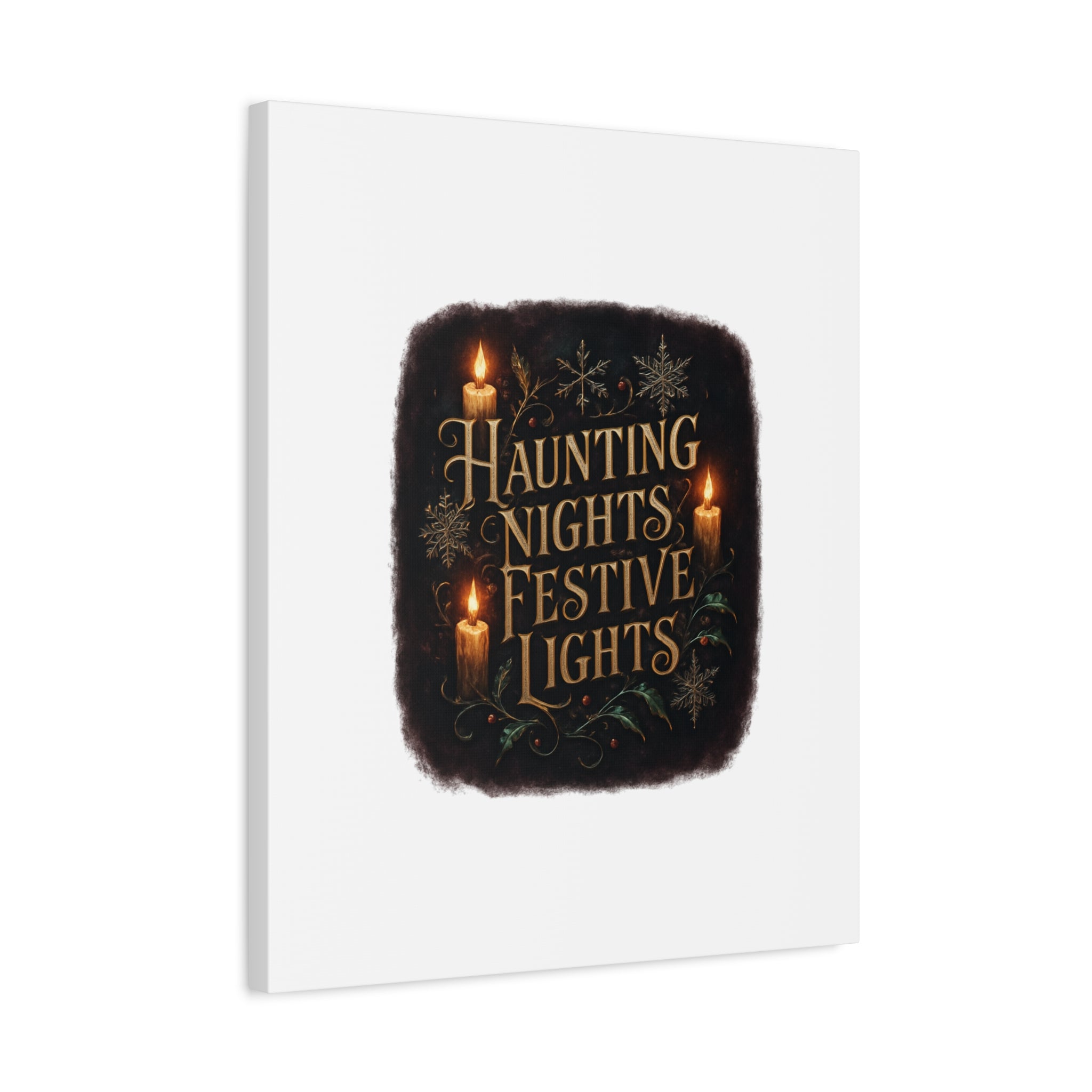 Haunting Nights Festive Lights Canvas