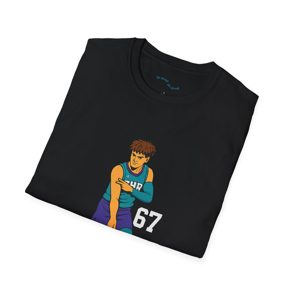 Basketball Player Graphic Tee — Number 67