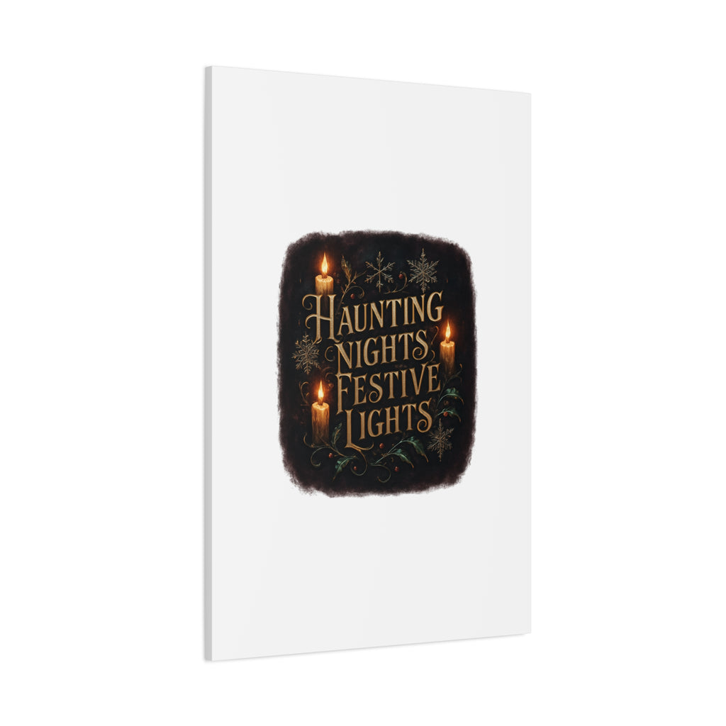 Haunting Nights Festive Lights Canvas