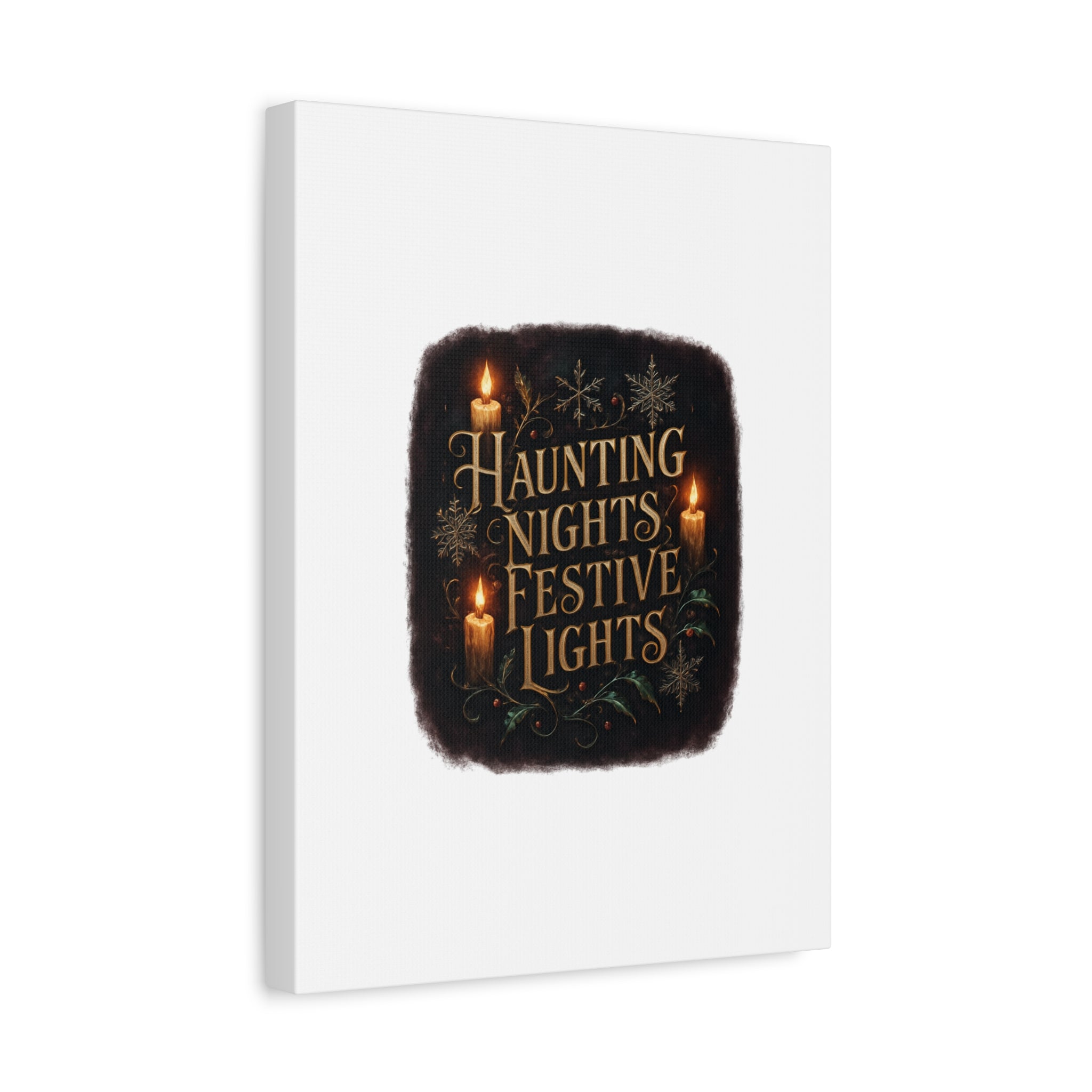 Haunting Nights Festive Lights Canvas