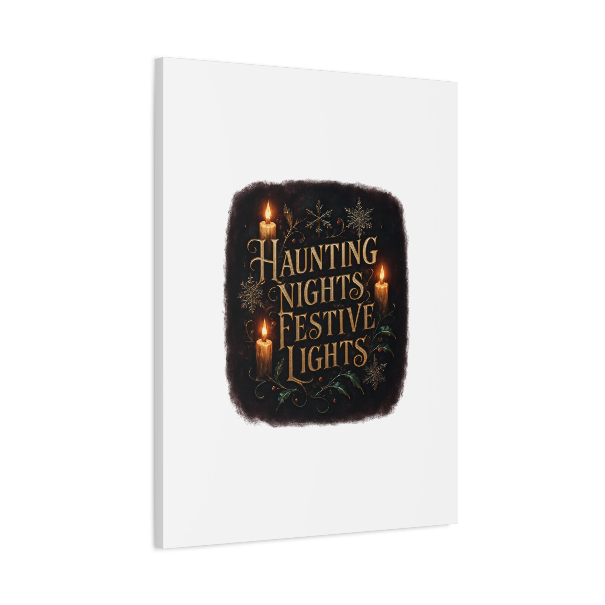 Haunting Nights Festive Lights Canvas