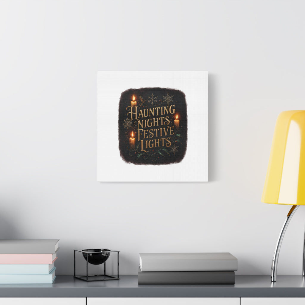 Haunting Nights Festive Lights Canvas