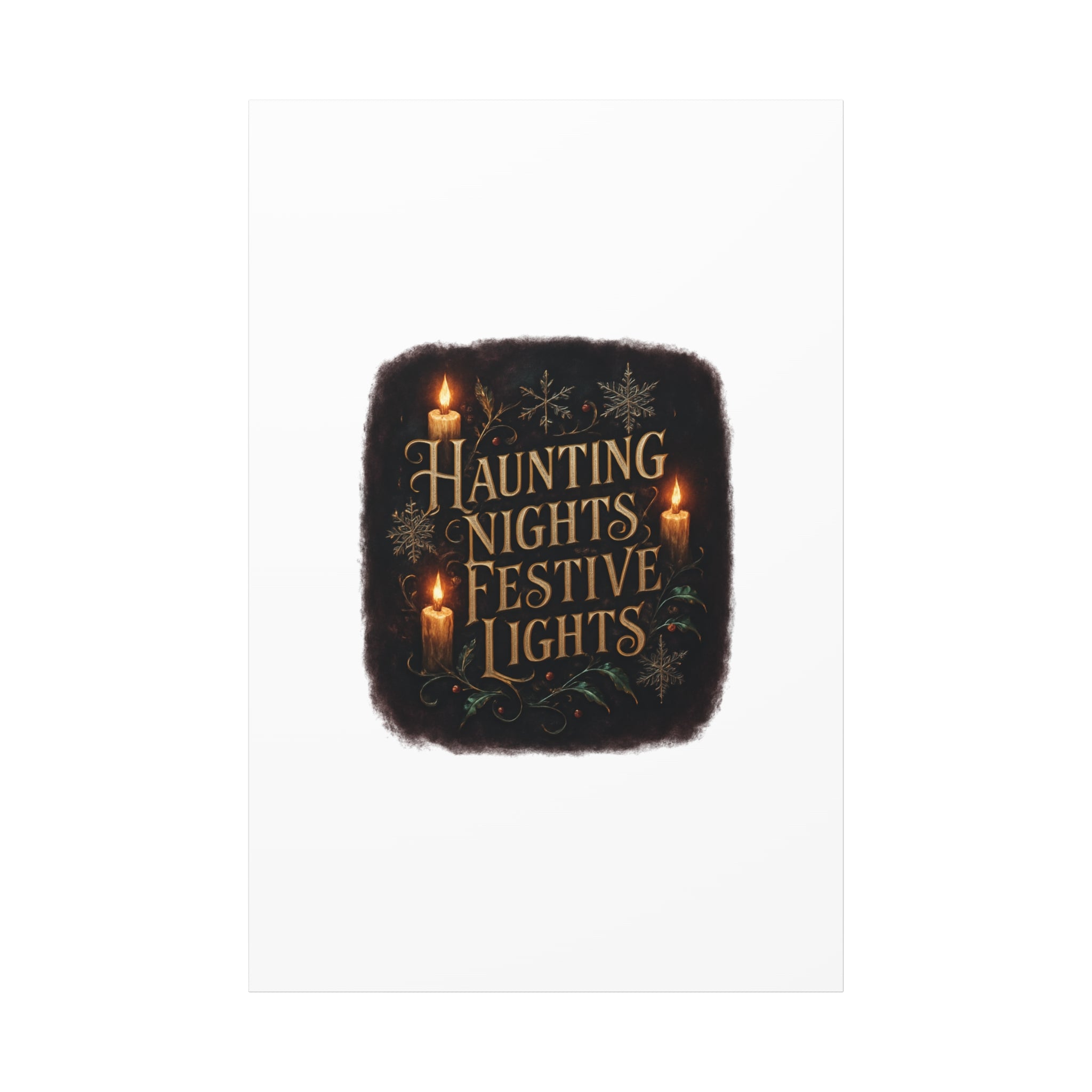 Haunting Nights Festive Lights Canvas