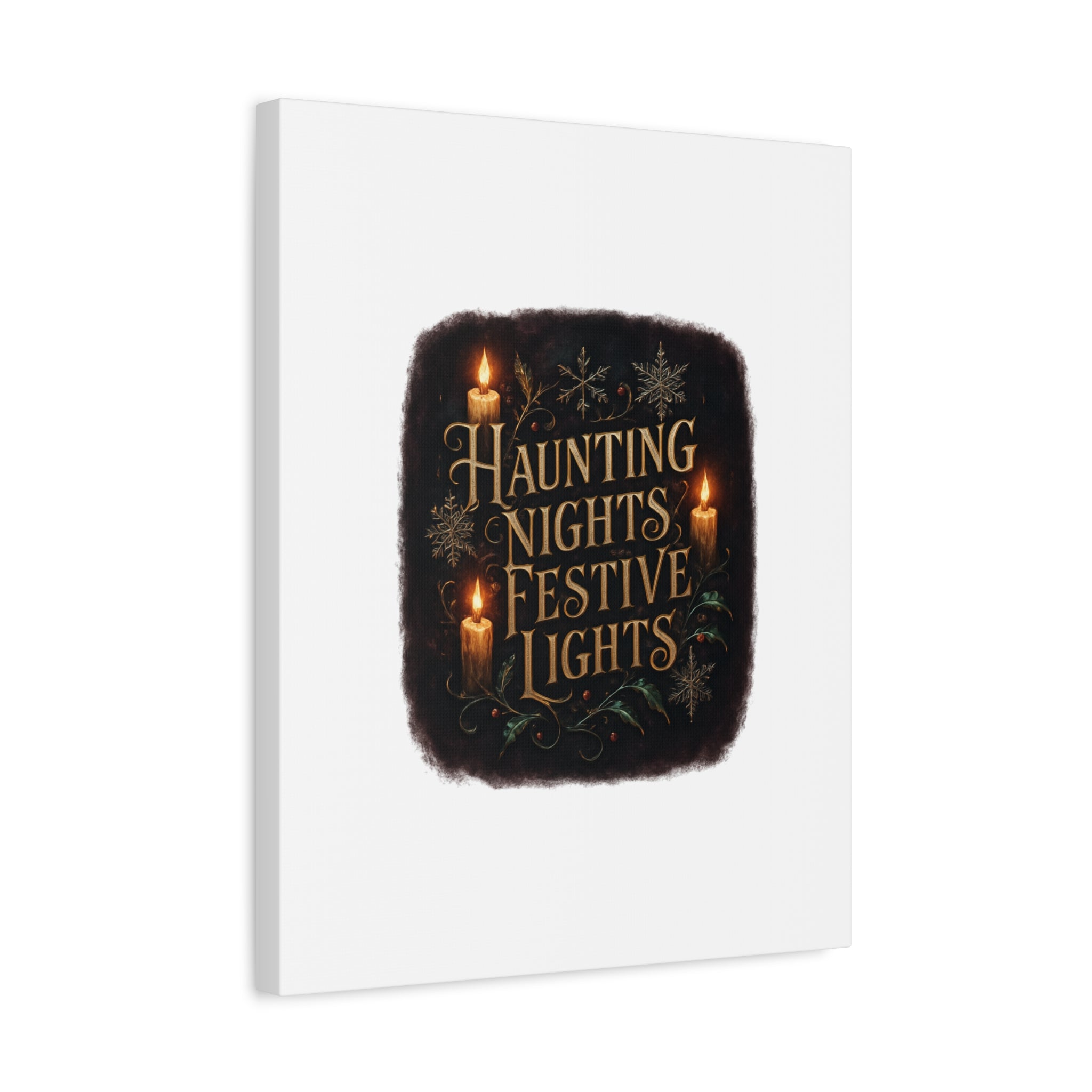 Haunting Nights Festive Lights Canvas
