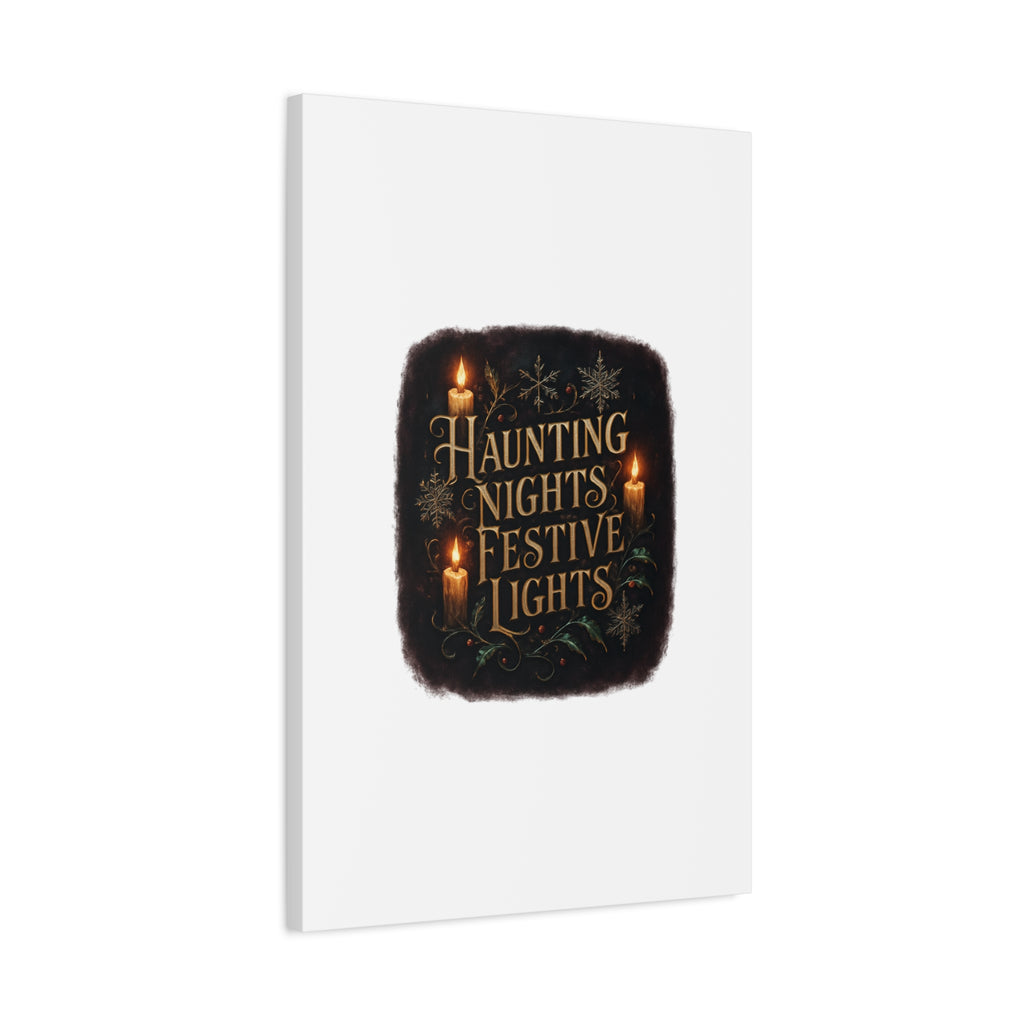 Haunting Nights Festive Lights Canvas