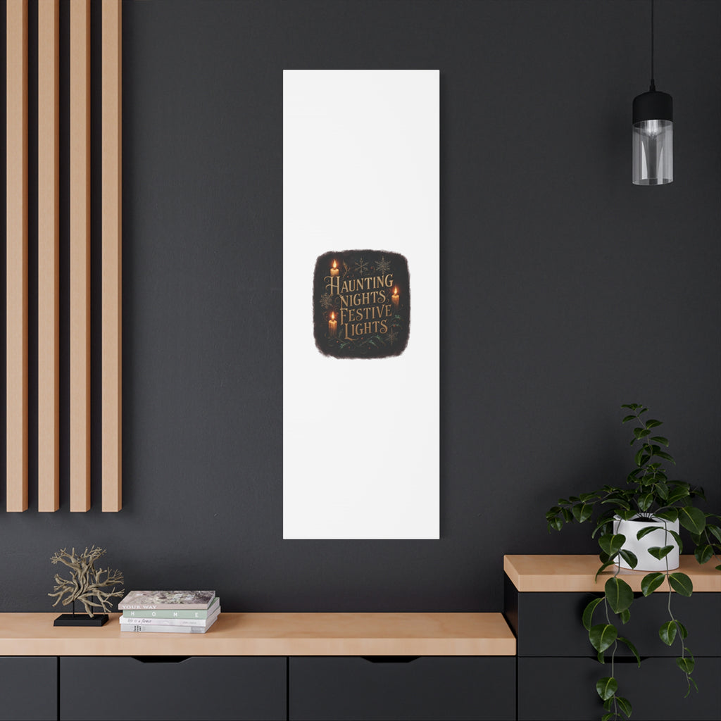Haunting Nights Festive Lights Canvas