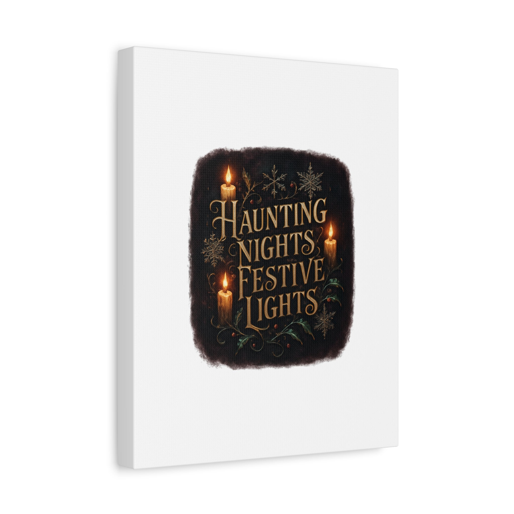 Haunting Nights Festive Lights Canvas