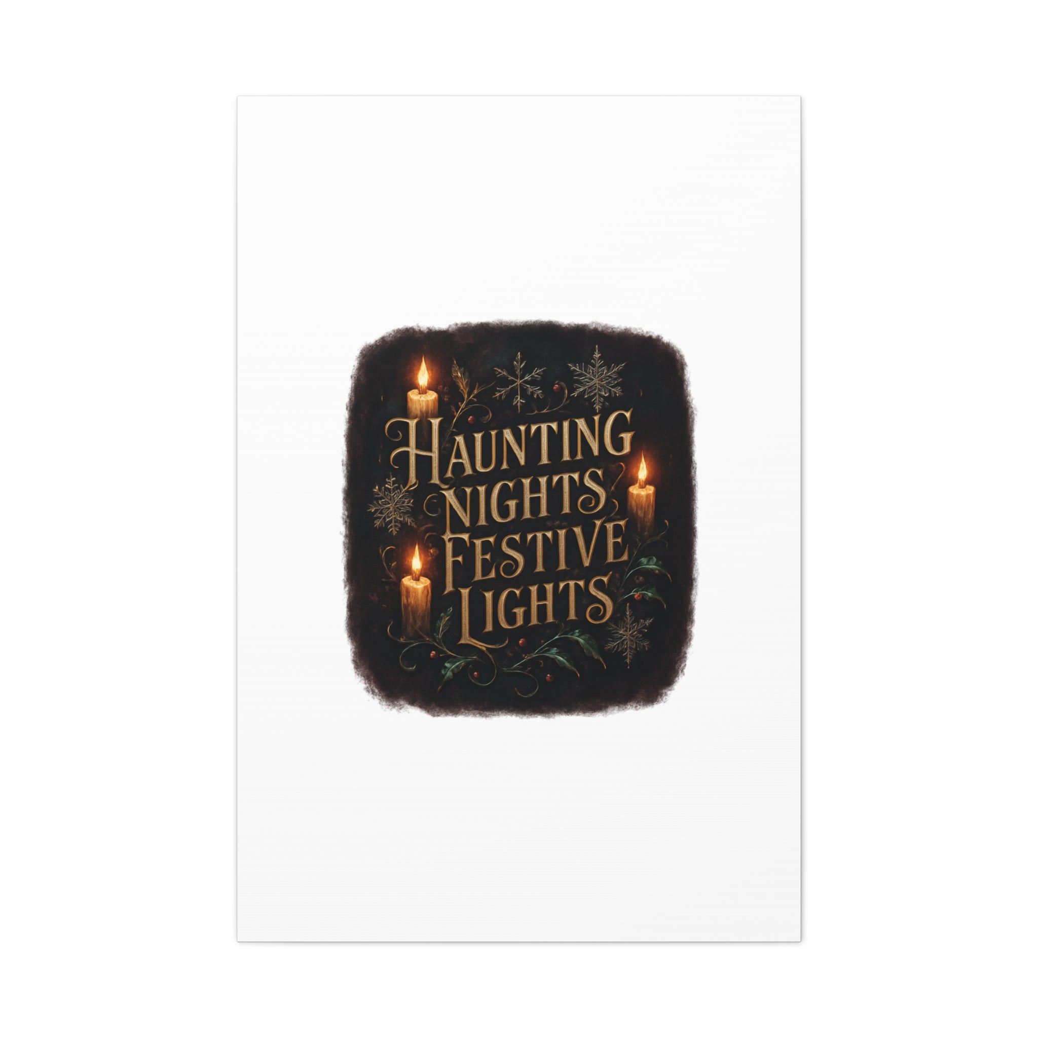 Haunting Nights Festive Lights Canvas