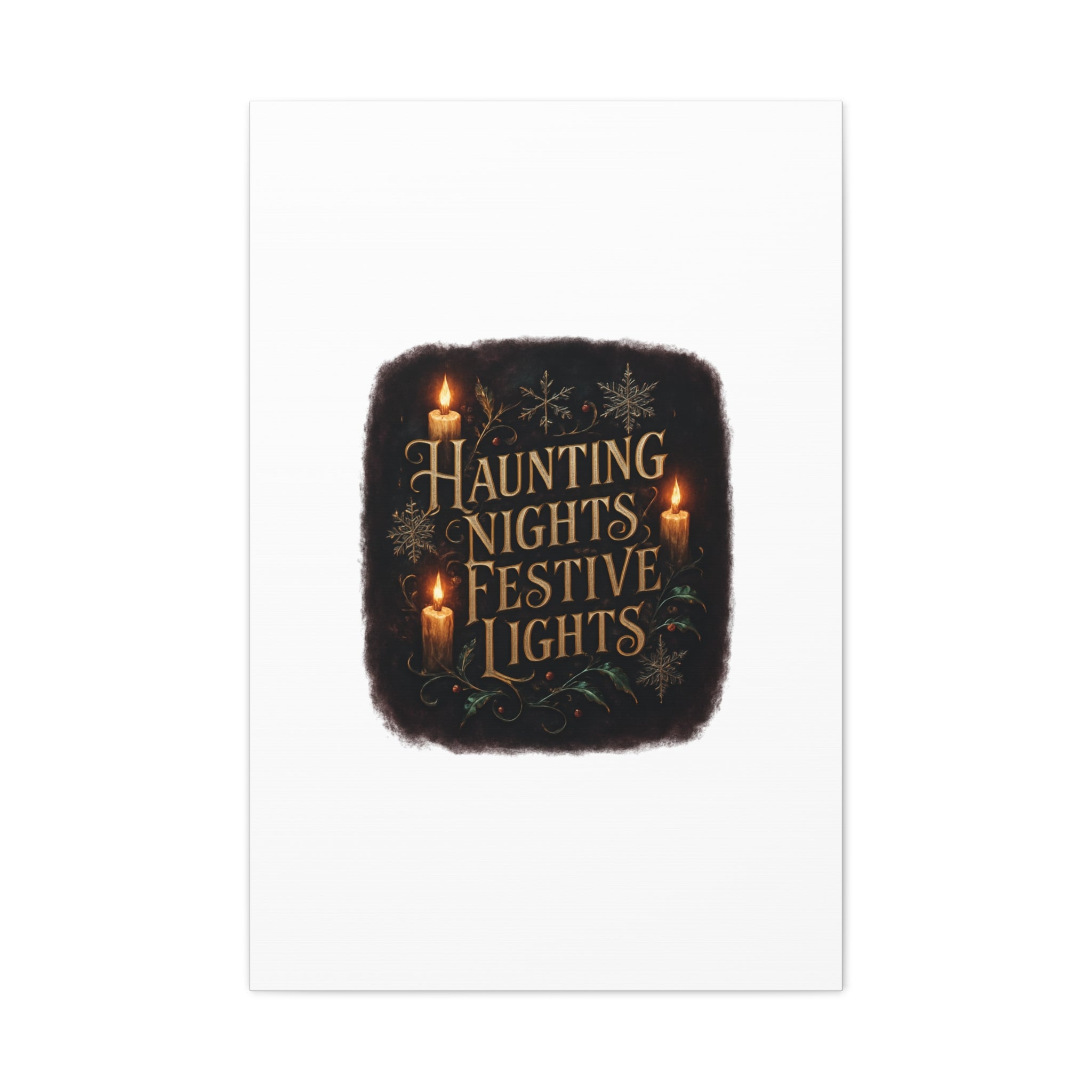 Haunting Nights Festive Lights Canvas