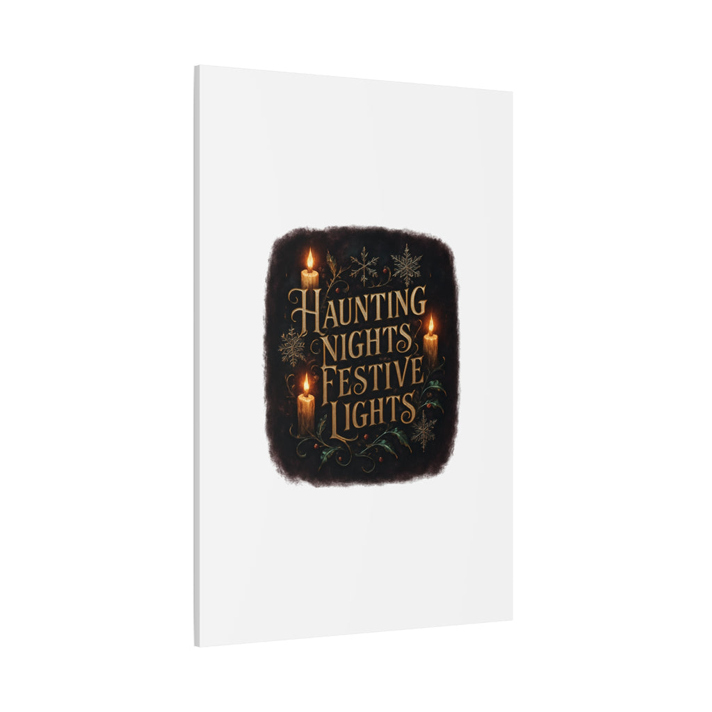 Haunting Nights Festive Lights Canvas