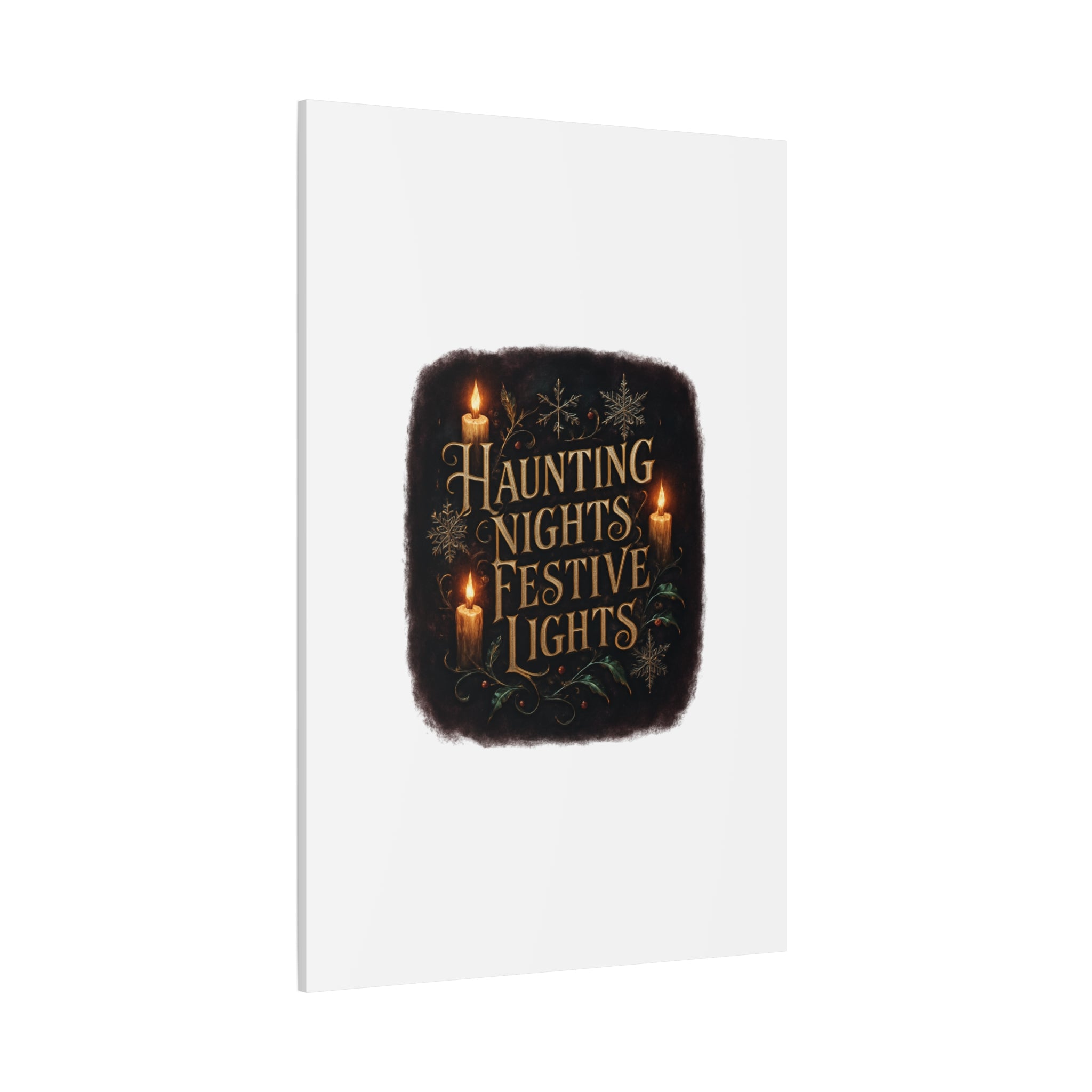 Haunting Nights Festive Lights Canvas