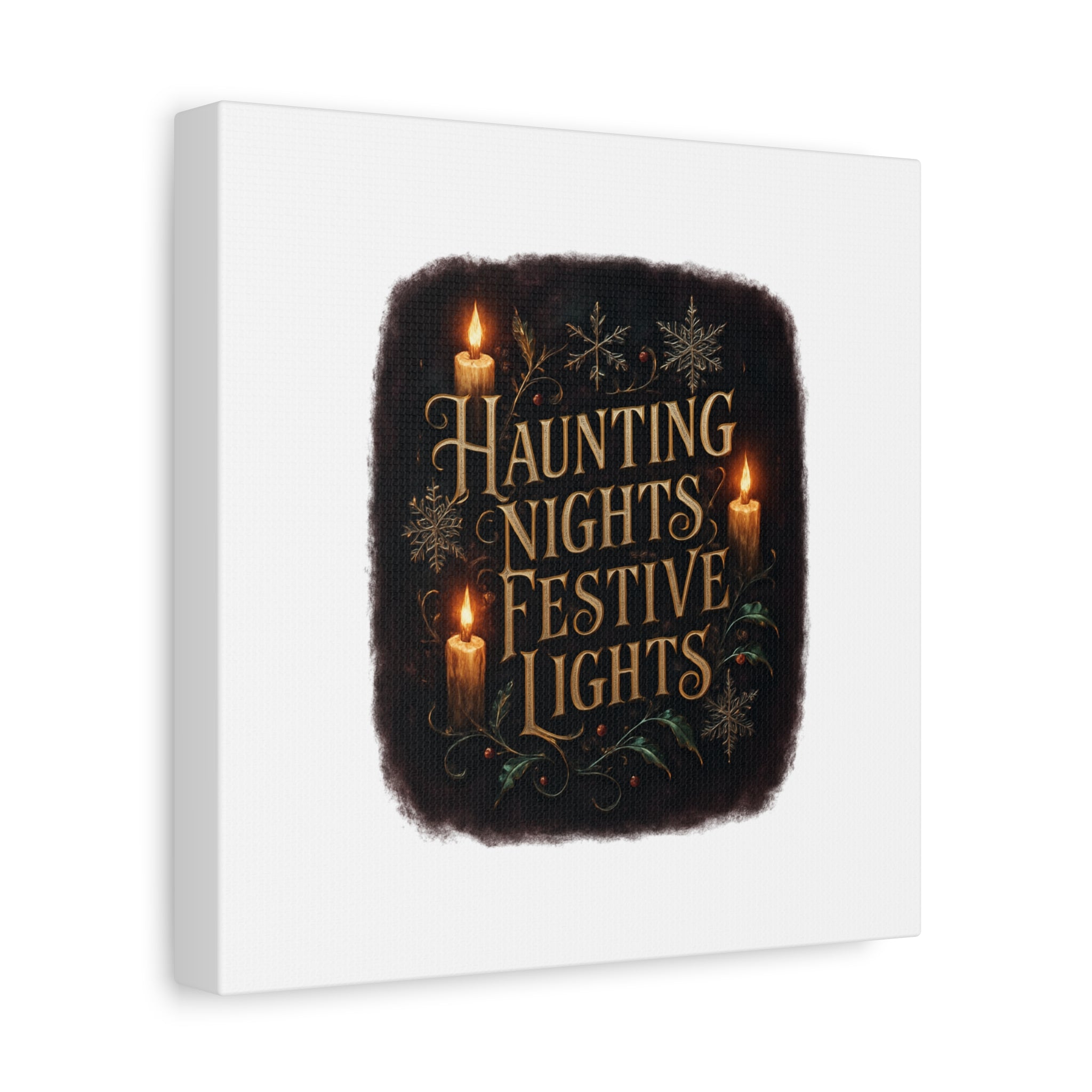 Haunting Nights Festive Lights Canvas