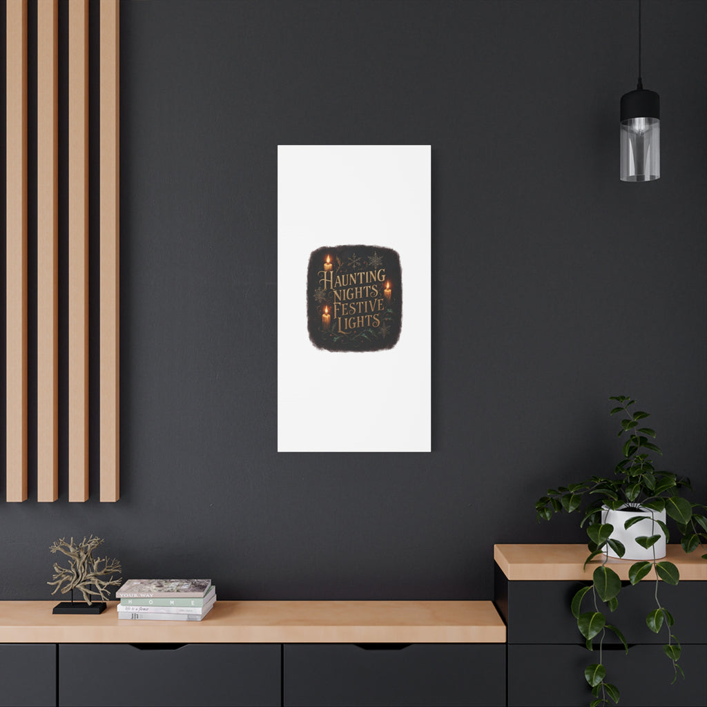 Haunting Nights Festive Lights Canvas