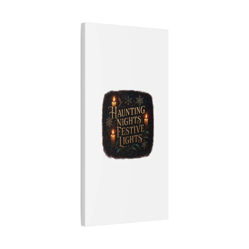 Haunting Nights Festive Lights Canvas