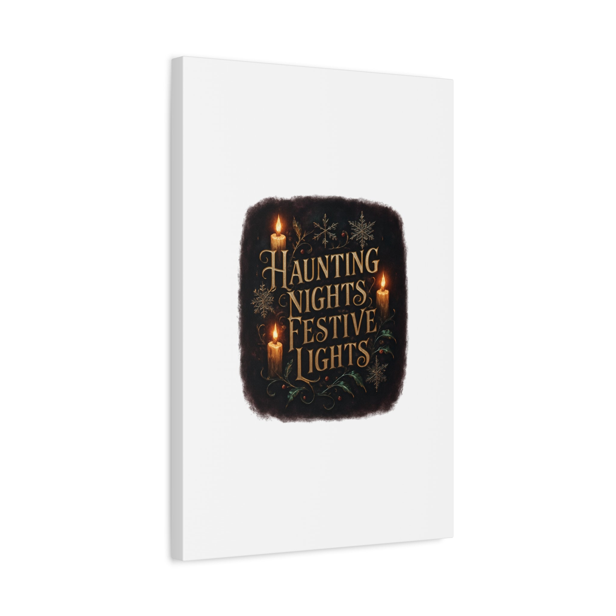 Haunting Nights Festive Lights Canvas