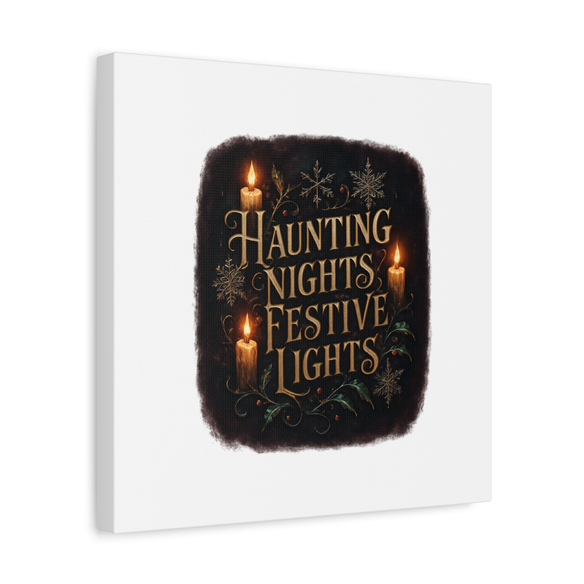 Haunting Nights Festive Lights Canvas