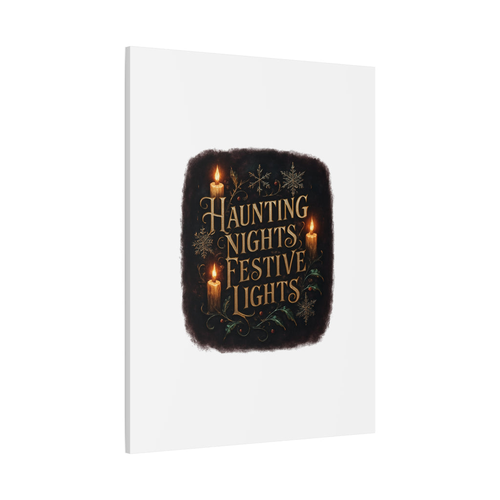 Haunting Nights Festive Lights Canvas