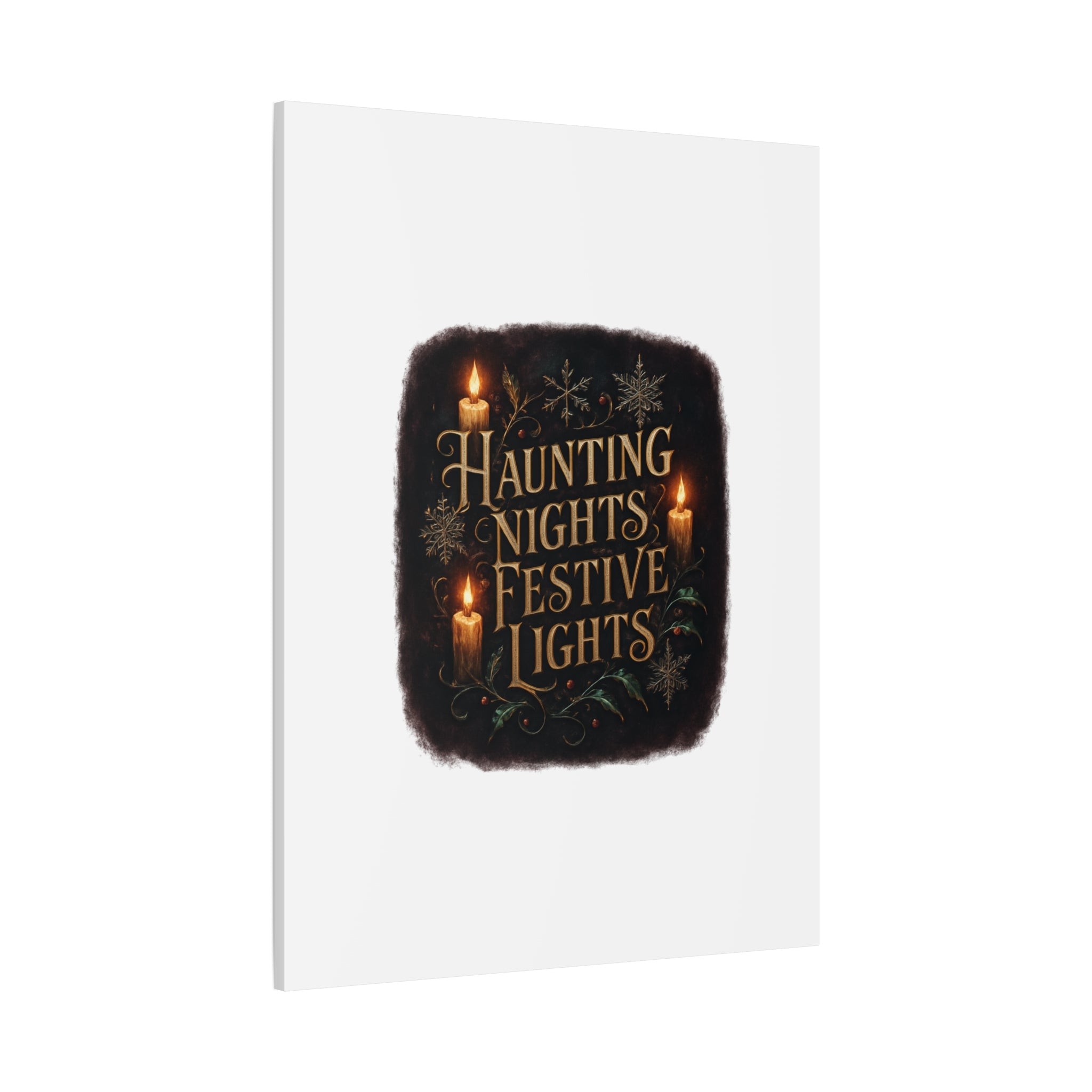 Haunting Nights Festive Lights Canvas