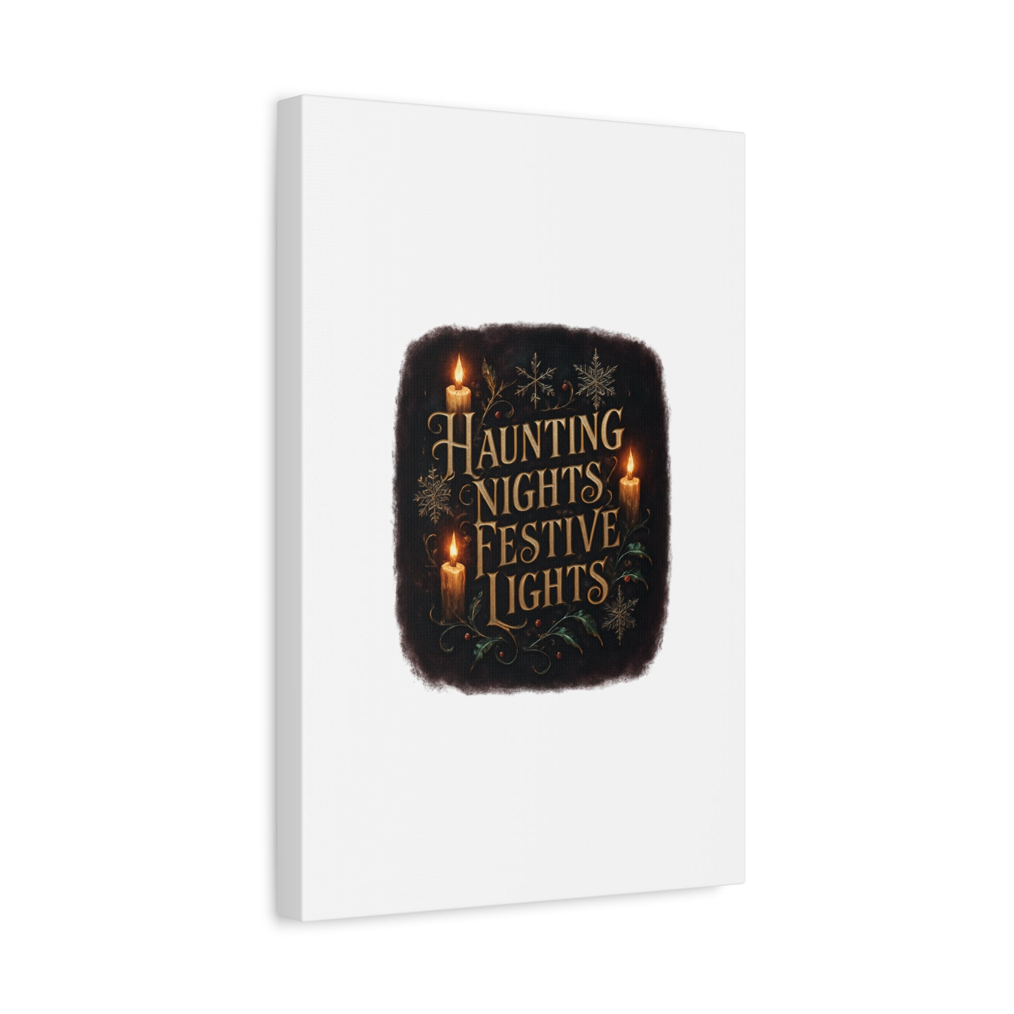 Haunting Nights Festive Lights Canvas