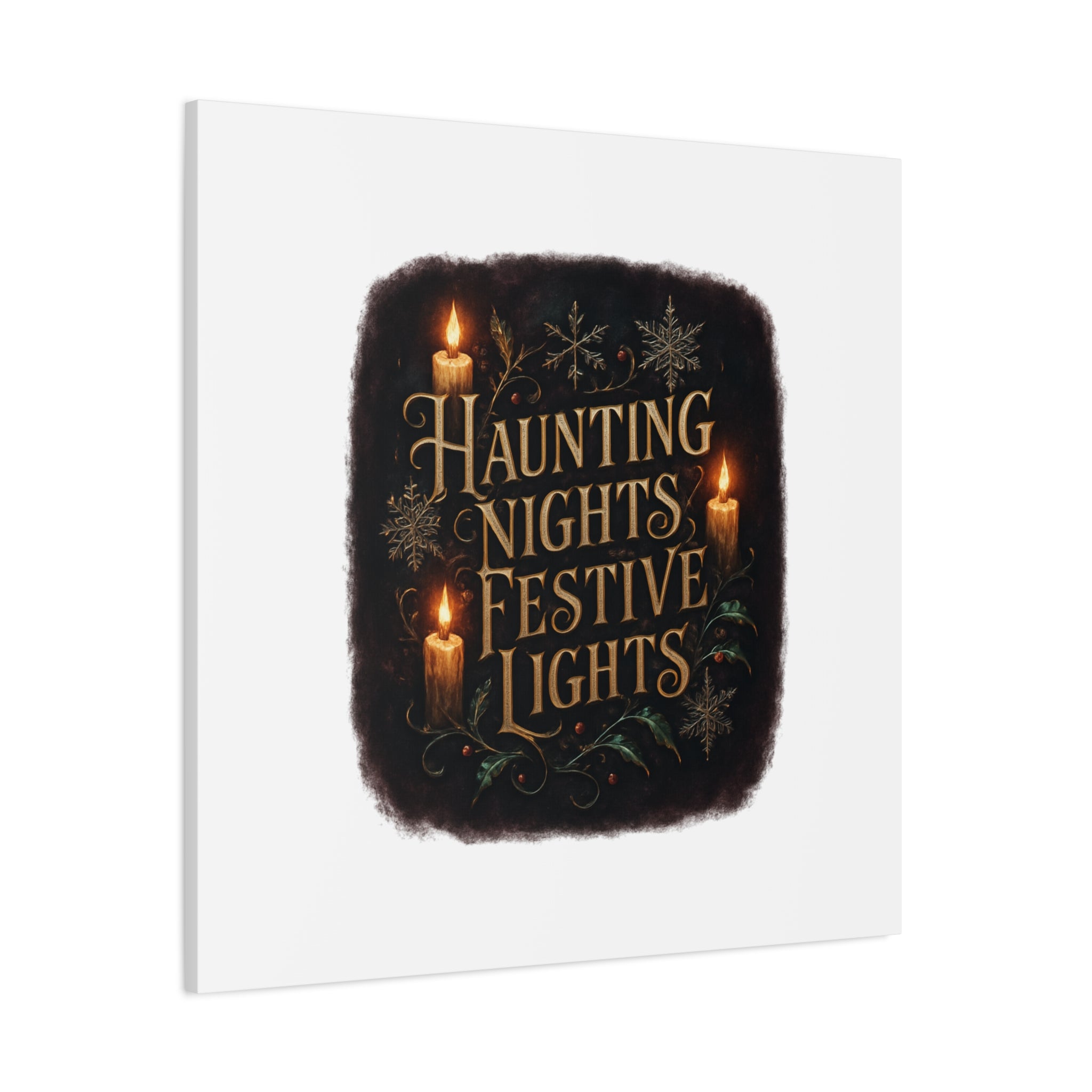 Haunting Nights Festive Lights Canvas
