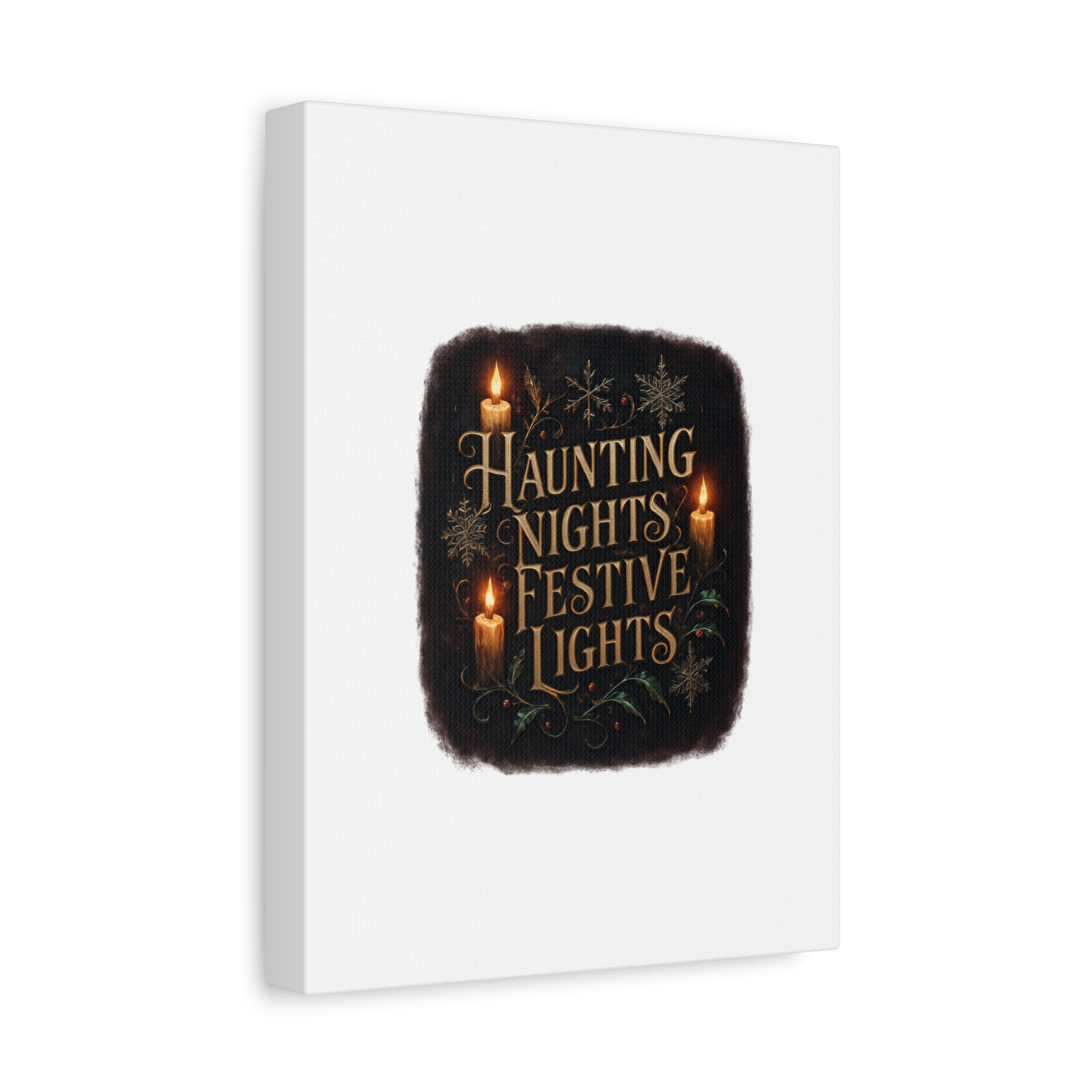 Haunting Nights Festive Lights Canvas