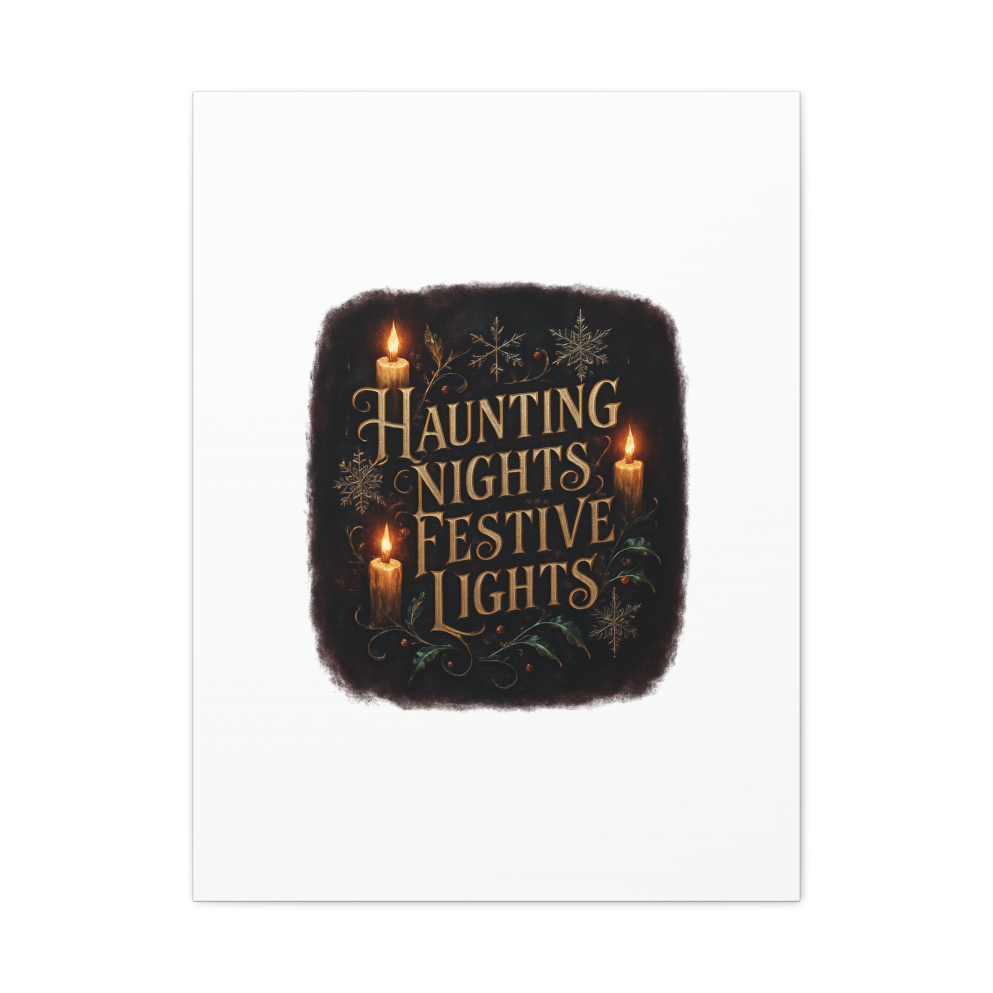 Haunting Nights Festive Lights Canvas