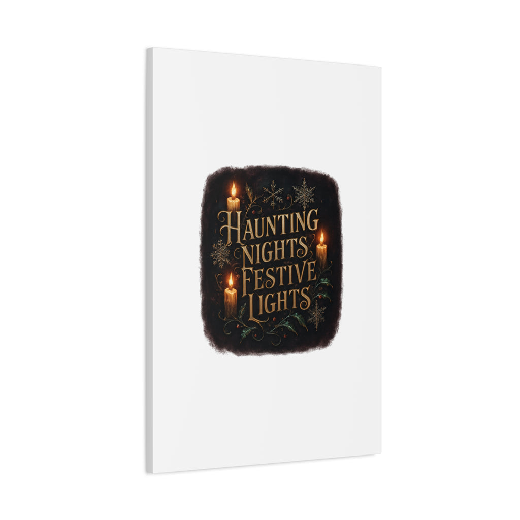 Haunting Nights Festive Lights Canvas