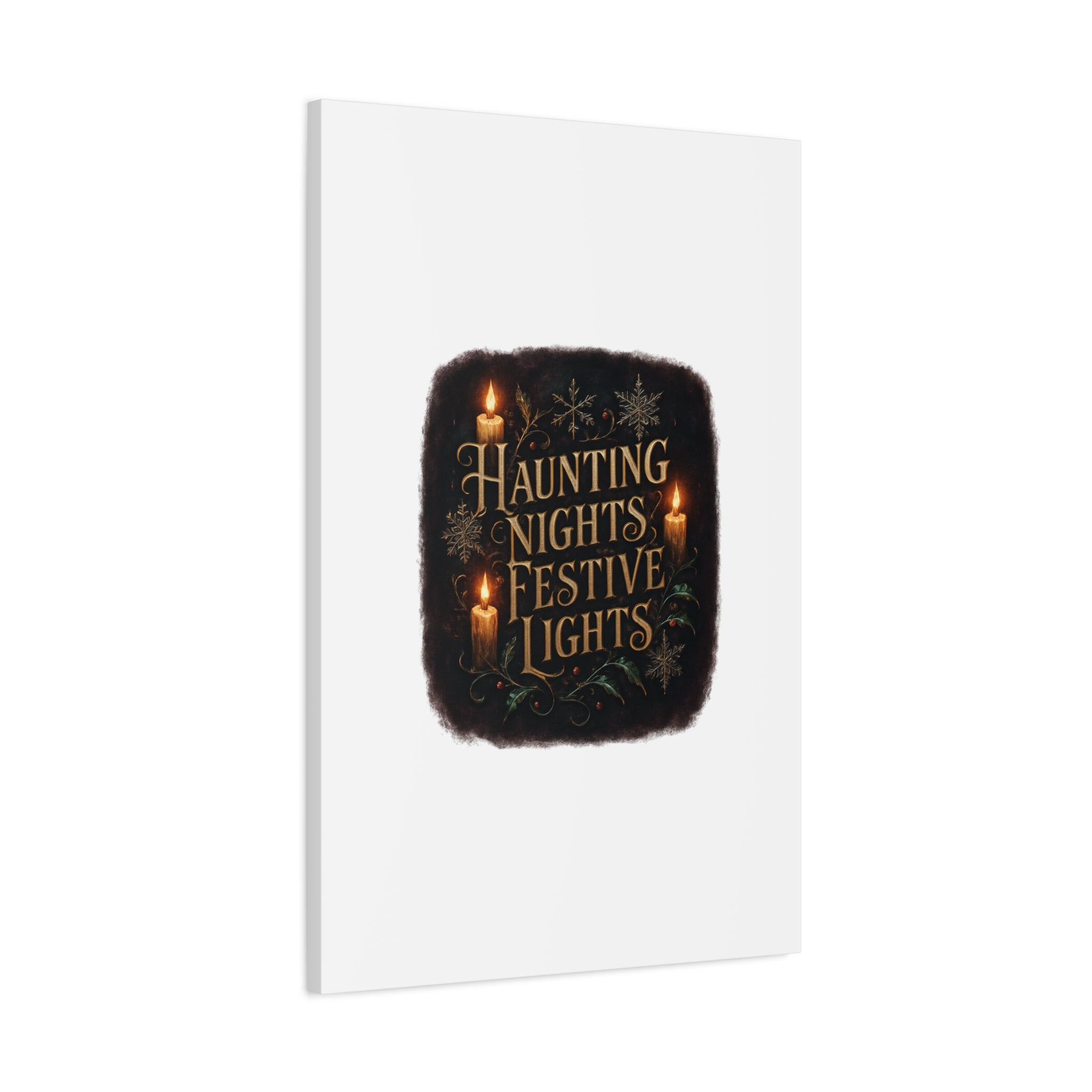 Haunting Nights Festive Lights Canvas