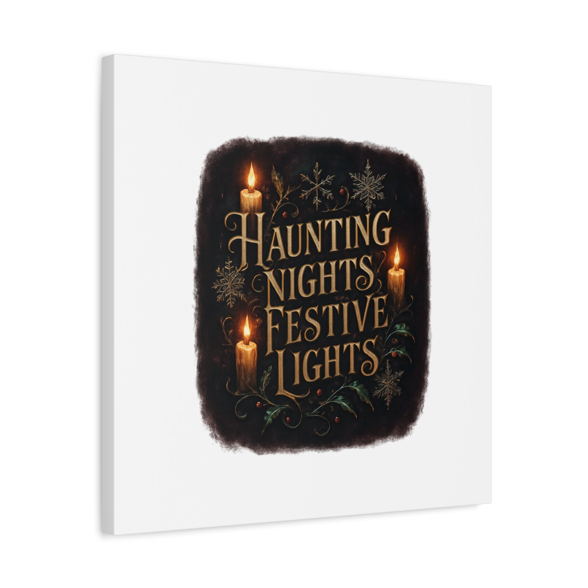 Haunting Nights Festive Lights Canvas