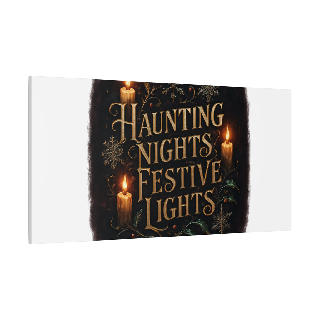 Haunting Nights Festive Lights Canvas