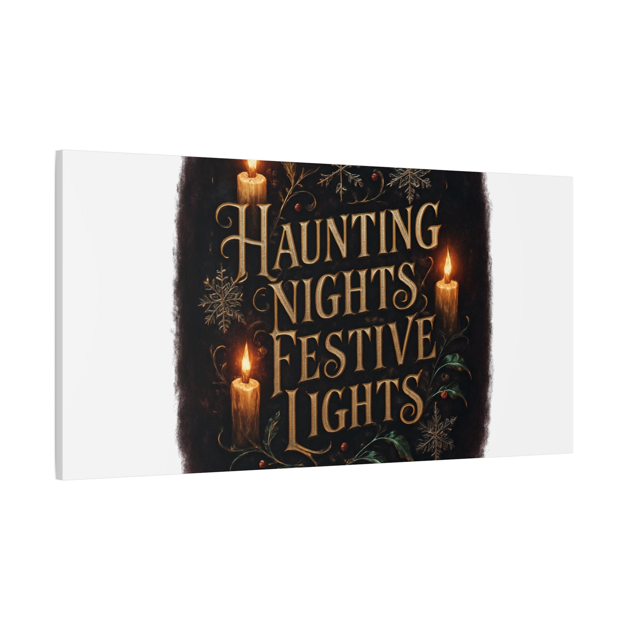 Haunting Nights Festive Lights Canvas