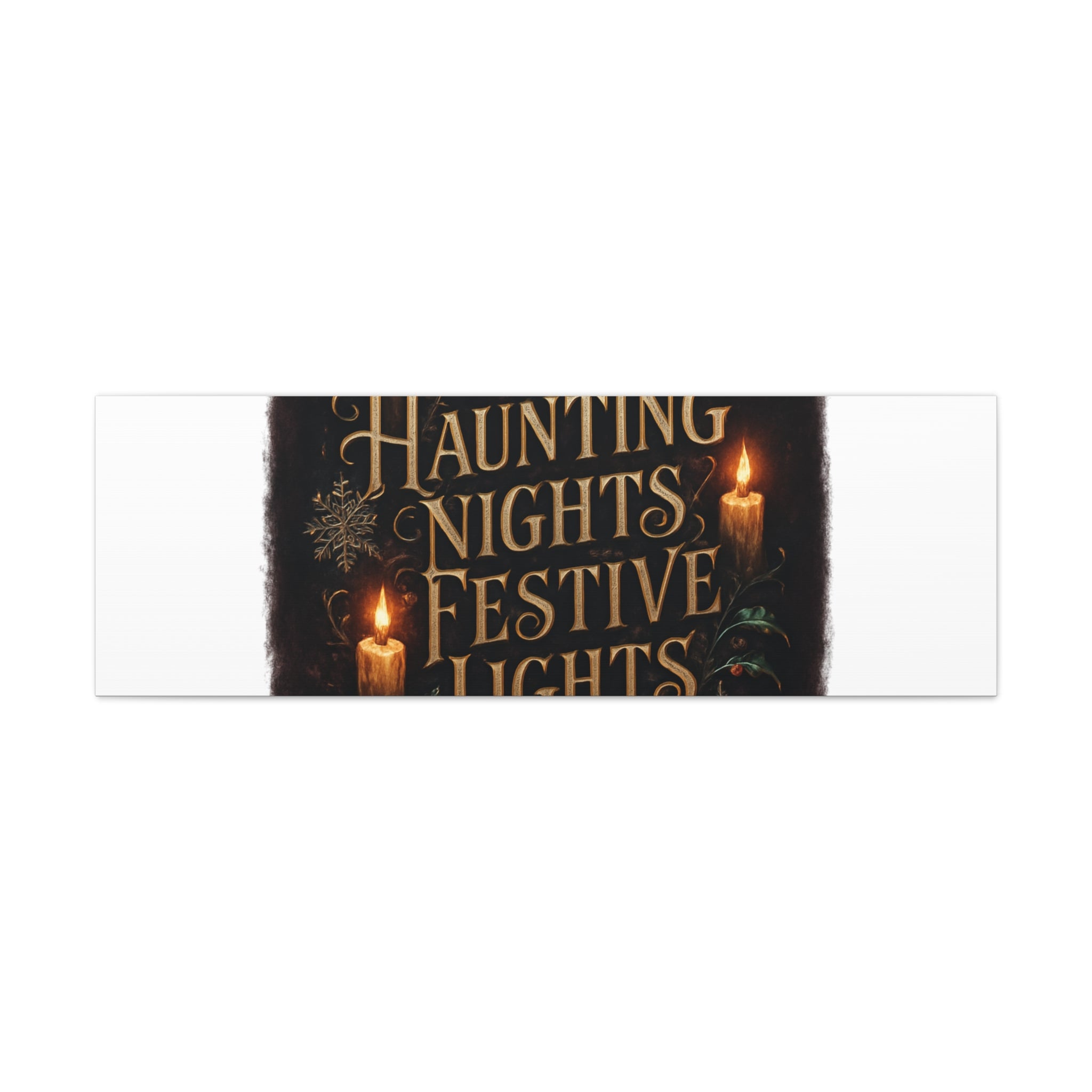 Haunting Nights Festive Lights Canvas