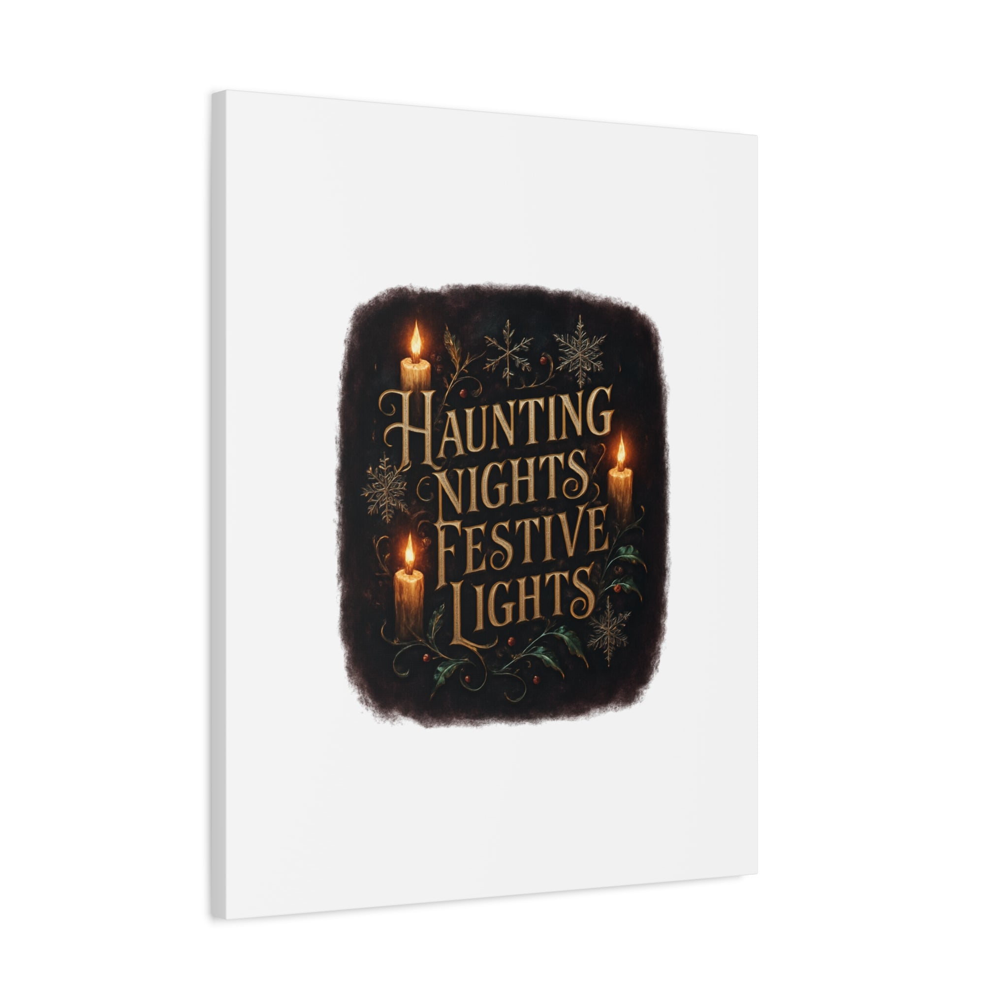 Haunting Nights Festive Lights Canvas