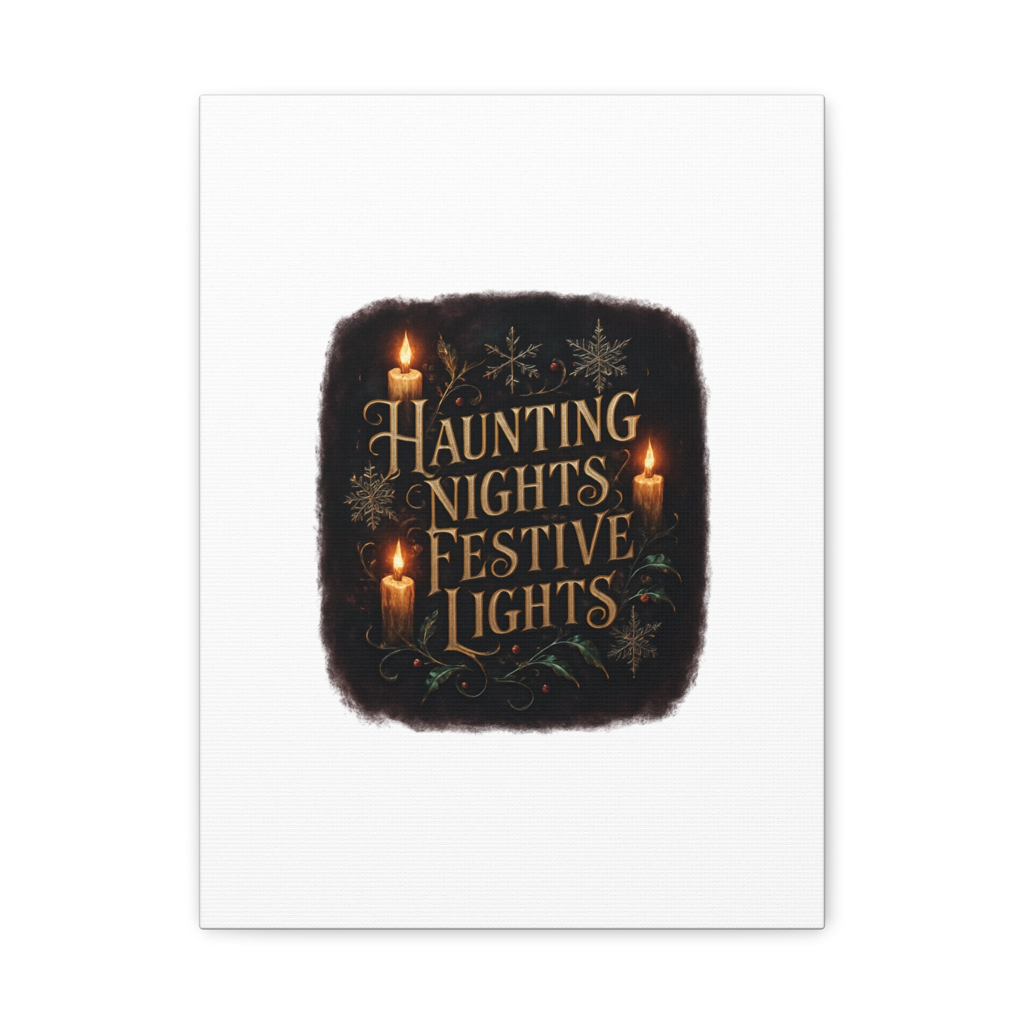 Haunting Nights Festive Lights Canvas