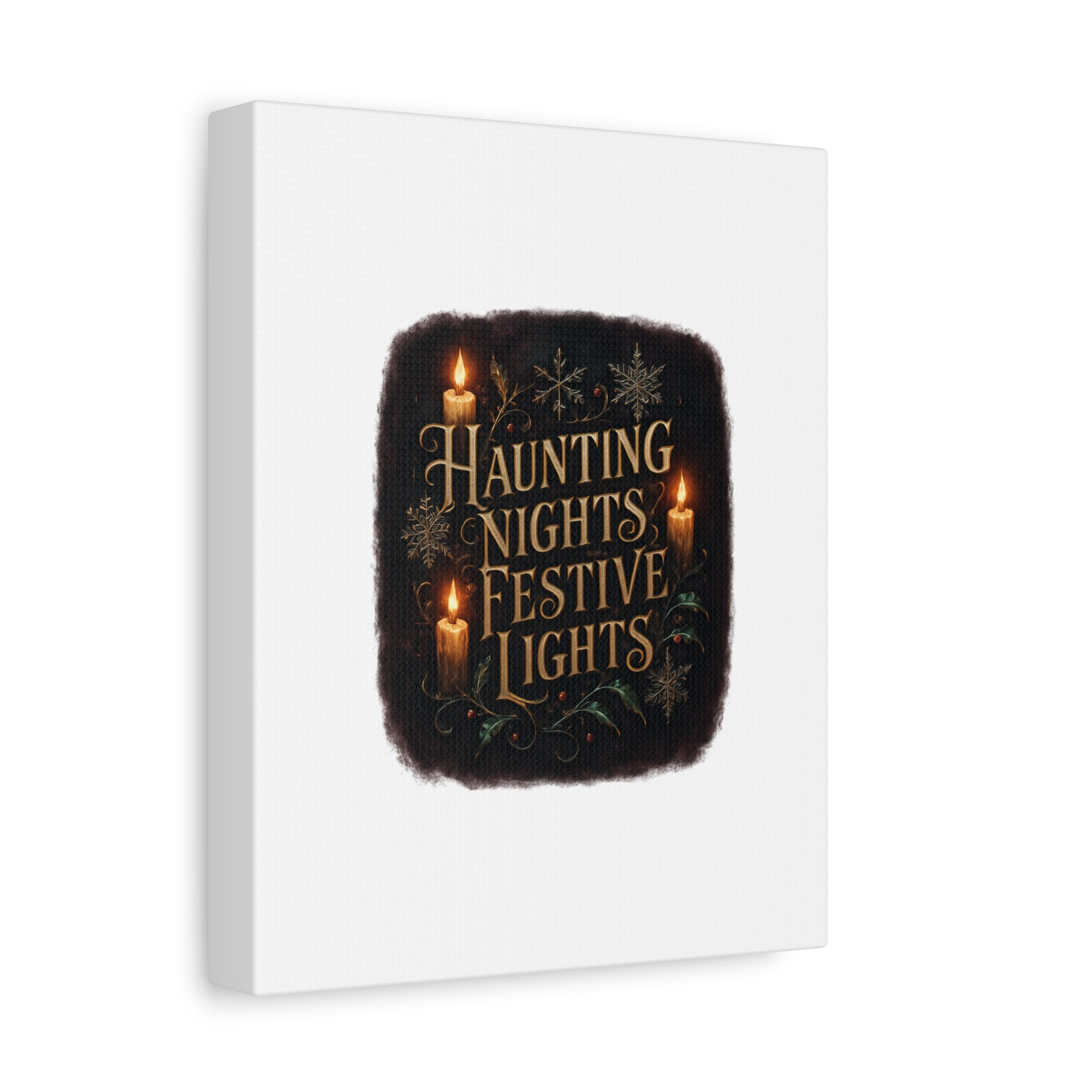 Haunting Nights Festive Lights Canvas
