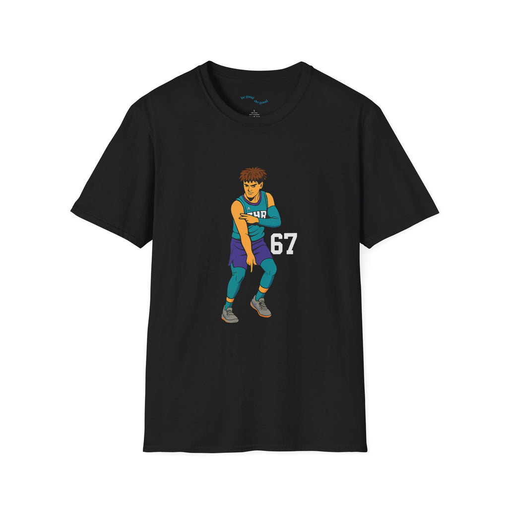 Basketball Player Graphic Tee — Number 67