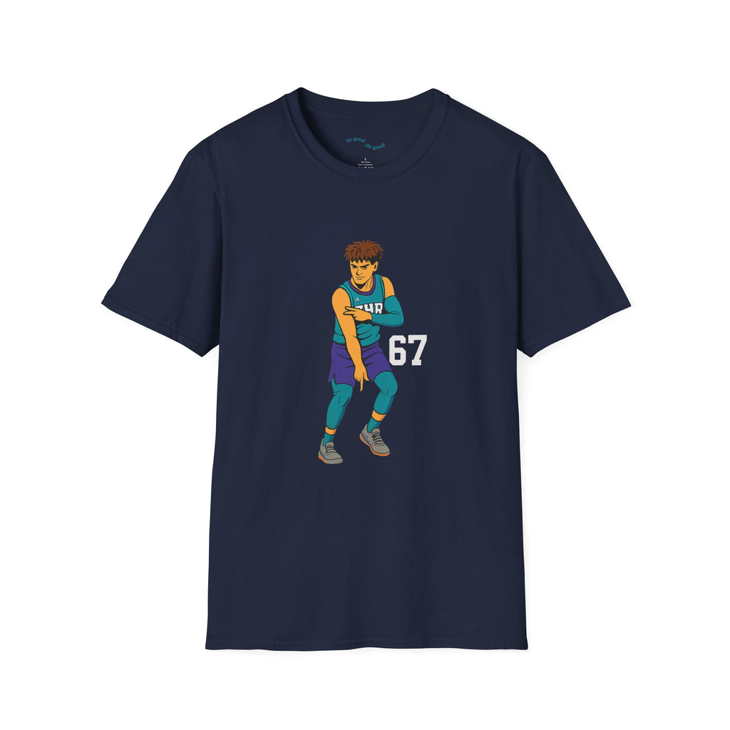 Basketball Player Graphic Tee — Number 67