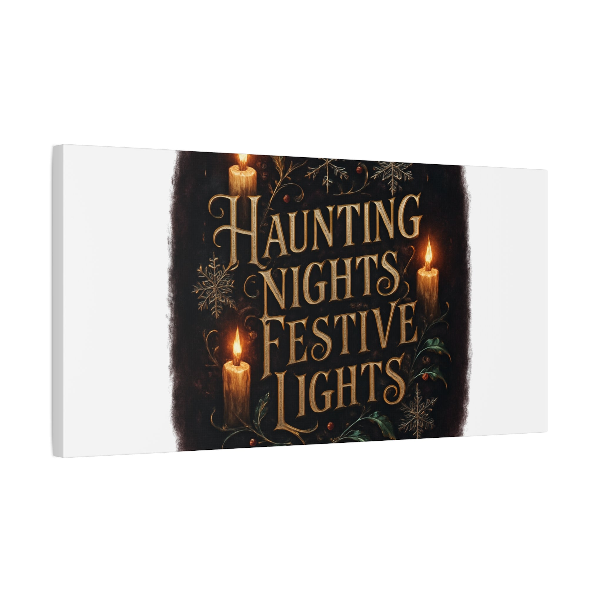 Haunting Nights Festive Lights Canvas