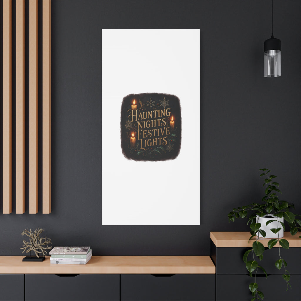 Haunting Nights Festive Lights Canvas